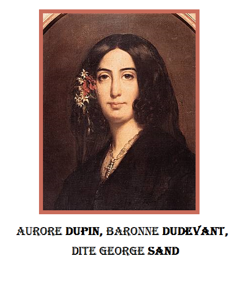 POEME : A GEORGE SAND - ALFRED DE MUSSET